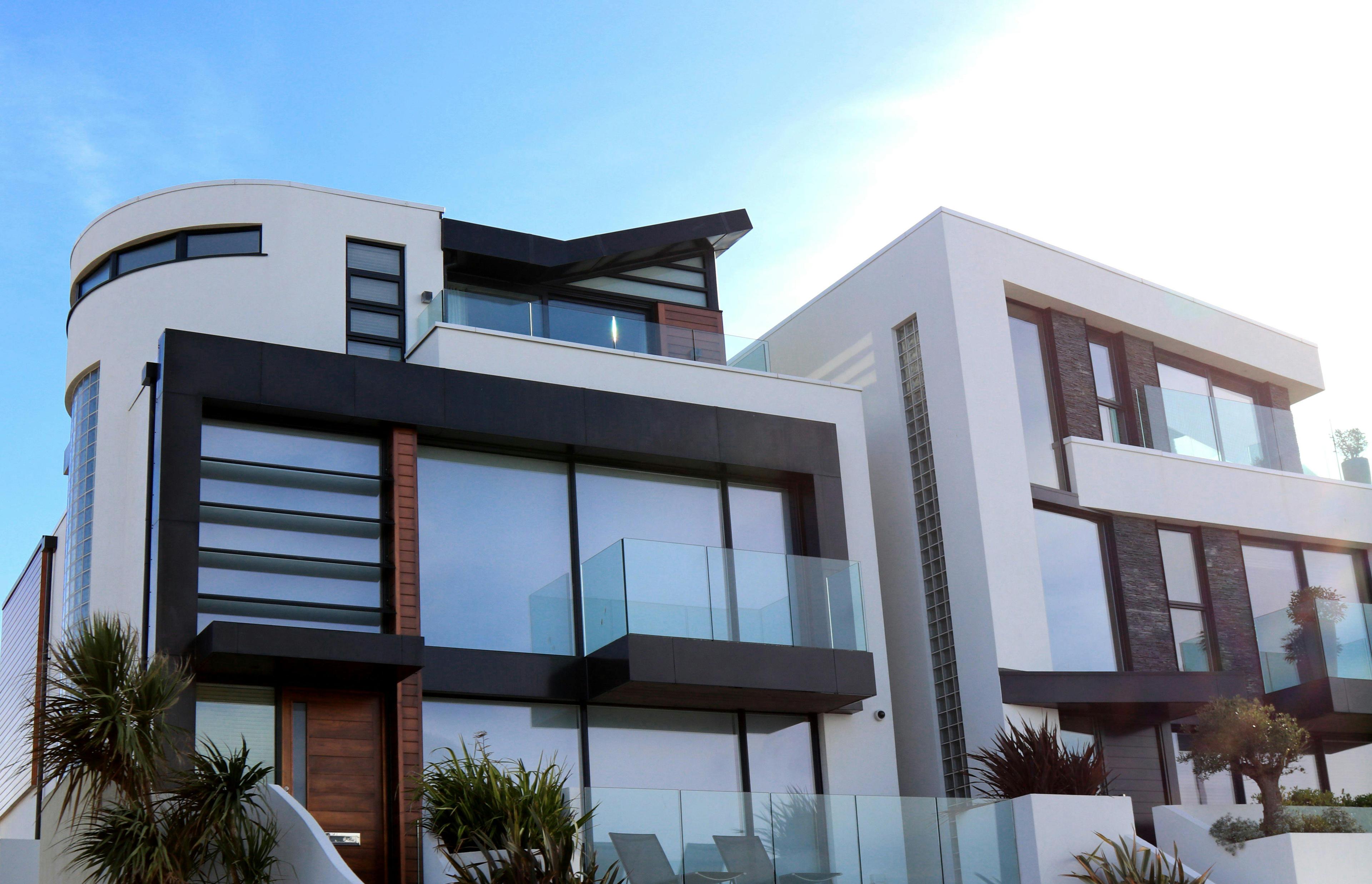 Modern architecture designed to bring light and space together